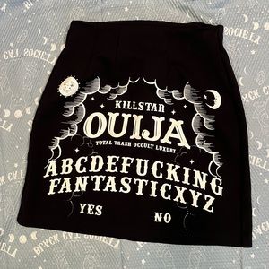 Killstar Ouija Board Mini Pencil Skirt (DEFECTIVE)